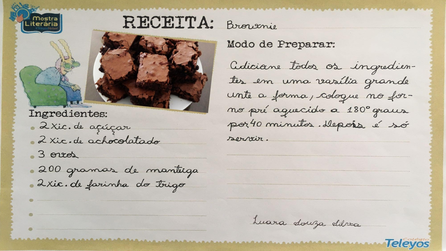 LUARA SOUZA SILVA - Brownie